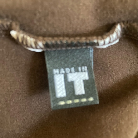 Versace Jeans Couture Velvet Burnout Detailed Long Sleeve Shirt Brown Blue Men’s - Picture 4 of 9